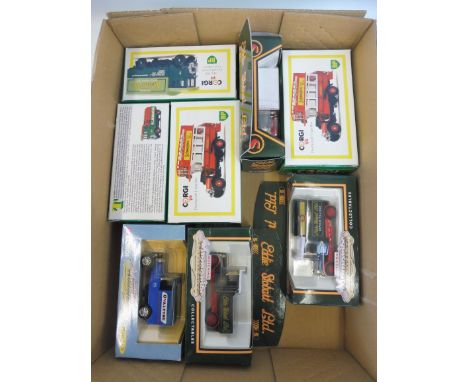 A small selection of Corgi die-cast transportation, boxed. 