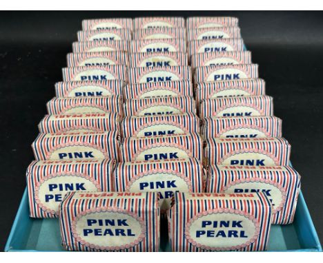 32 bars of Pink Pearl soap in original wrappers.