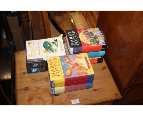 A quantity of Harry Potter books 