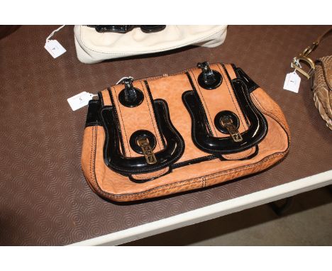 A Fendi B bag in brown leather No.AG67757