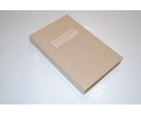 Paul Cezanne sketch book 1875-1885, limited edition of 20/525, published by Johnson Reprint Corporation