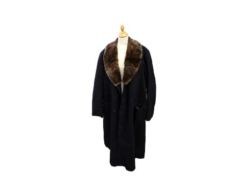 A 19th century, gentleman’s overcoat, circa 1870’s / 1880’s. Once the property of the British literary scholar, poet, and civ