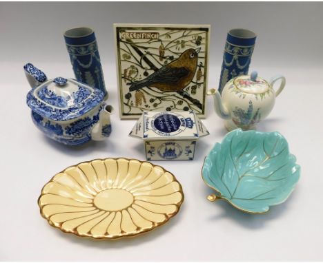 A miscellaneous lot to include: Clarice Cliff, Foley, Carlton Ware, Spode, Wedgwood etc. (Q)