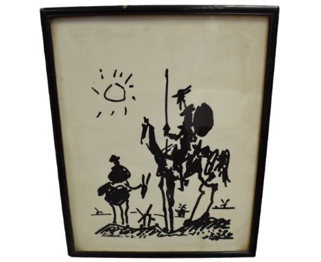 In the manner of Picasso - a vintage print.