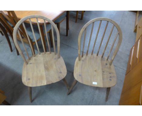 A pair of Ercol chairs 