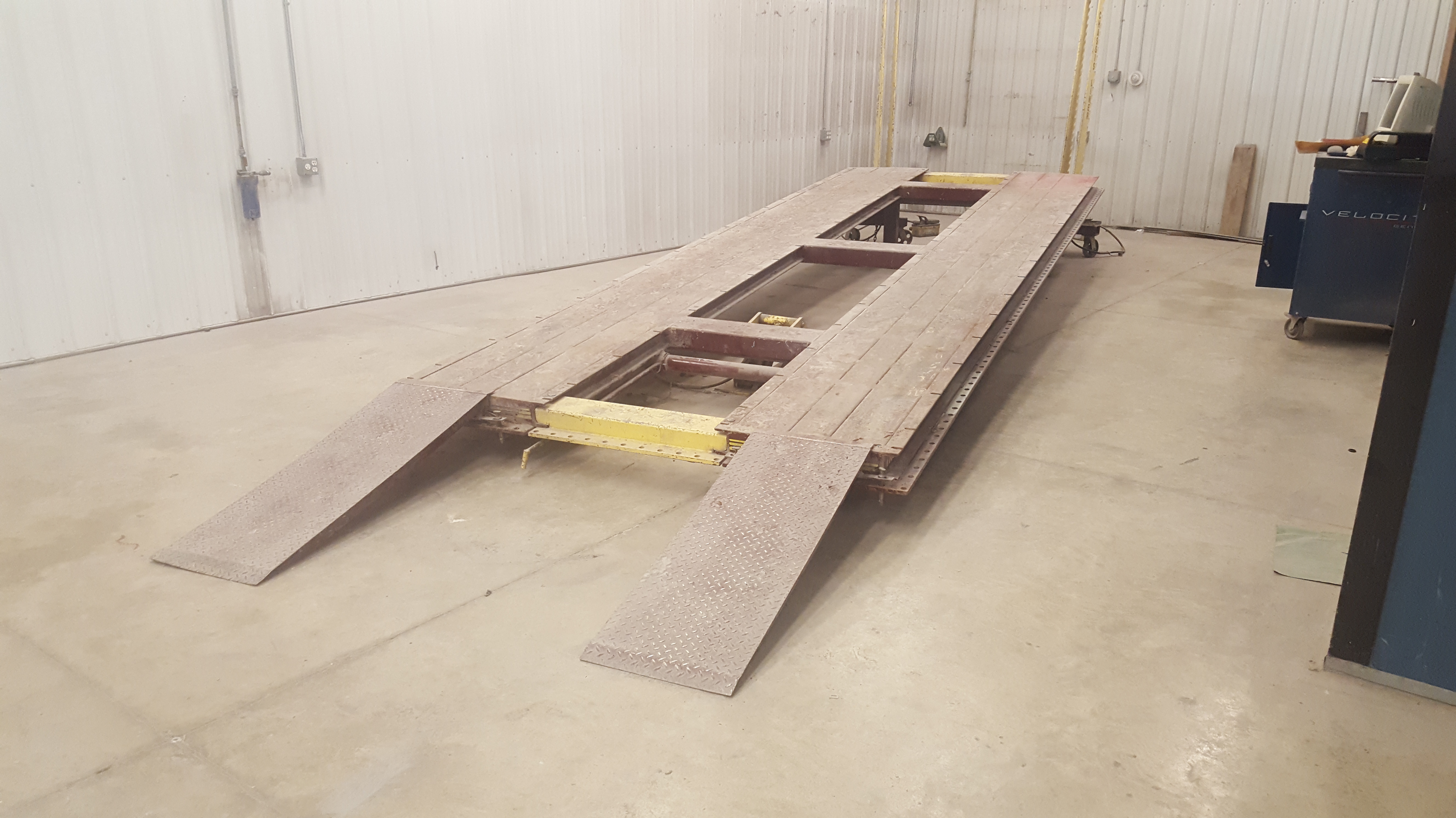 Chassis Liner Corp. Two Tower Frame Rack, Model Universaliner, s/n