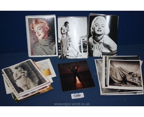 A quantity of Marilyn Monroe and other Postcards