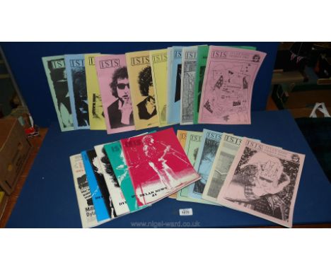 A Collection of Bob Dylan 'Isis' Magazines from the Late '80's Early '90's - Twenty Two Editions.