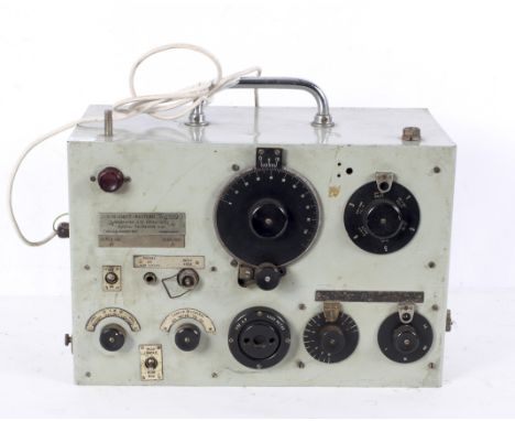 A WWII Admiralty Pattern Wavemeter G73, fitted with crystal calibrators G42, with striked-through serial no, PY 347, dated 19
