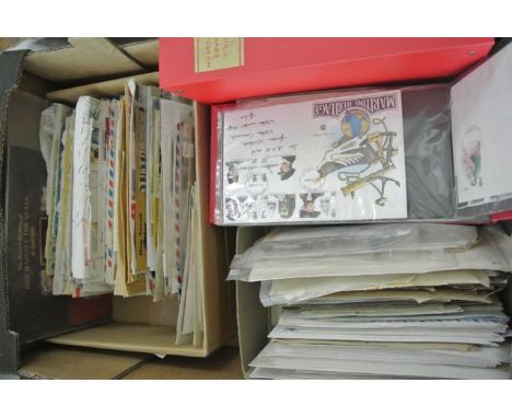 A large collection of Great Britain first day covers, mint stamps and worldwide covers 