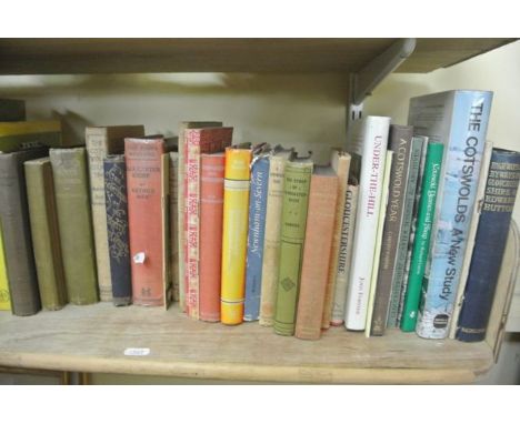 A collection of Cotswolds and District books including Cotswold Saints and Others By Sir R W Essex, Byways of Berkshireand Co