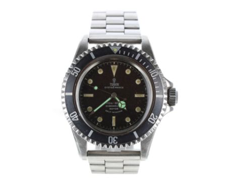 Tudor Oyster-Prince Submariner Rotor Self-Winding stainless steel gentleman's wristwatch, reference no. 7928, circa 1964, ser