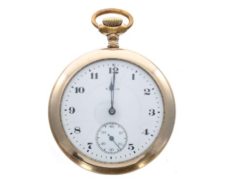 Elgin National Watch Company gold filled lever pocket watch, circa 1919, signed 17 jewel movement, no. 22298xxx, signed dial,