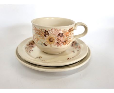 A large collection of Poole 'Summer Glory' part tea and dinner set. (69)