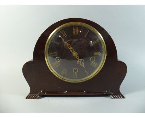 A Mahogany Westminster Chime Mantle Clock