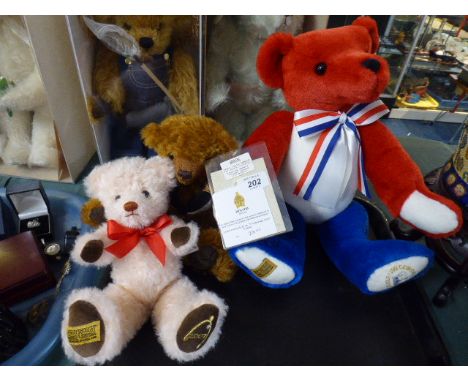 A Collection of Three Merrythought Limited edition Bears to Include Coronation Jubilee, Joules, 2007 