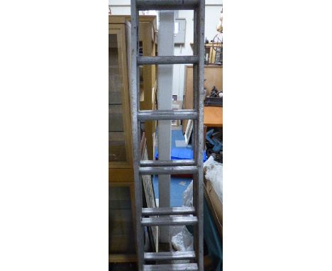An Extending Aluminium Step Ladder