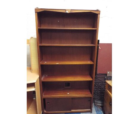 A Five Shelf Open Bookcase