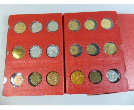 A Vintage Coin Album and Contents to Include Coins, Medallions etc 