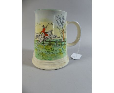 A Burleigh Ware Tankard, Davenport Hunting Scenes 