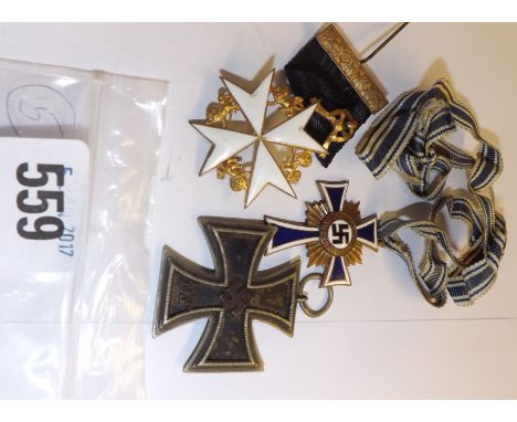 Enamel cross and iron cross etc