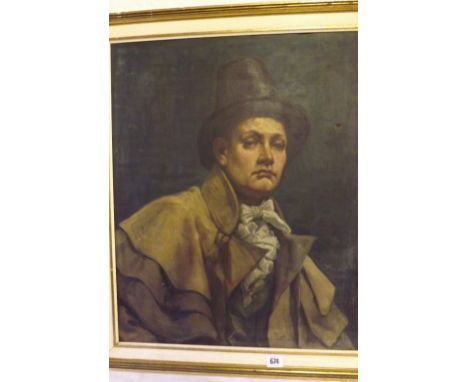 E. Scott 1892- Half-length portrait of gent 24” x 20”  signed and dated        