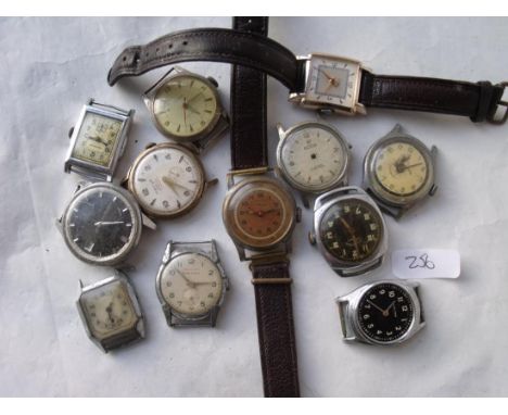 Bag of vintage wrist watches       