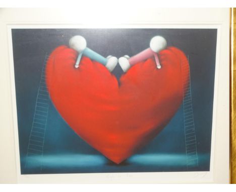 Doug Hyde (Contemporary, British), 'High on Love', a limited-edition coloured print, signed and titled in pencil, no.488/495,