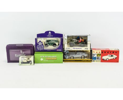 2 Unique Collectable Cars. One Laurel and Hardy in a Jeep. One Thunderball Corgi 007 Replica Car With Working Features From T
