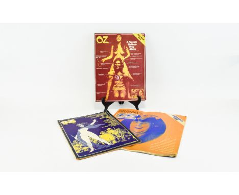 A Small collection of Original OZ Magazines Three In Total To Include 'Granny Oz Emergency Issue No.32' January 1971 issue of