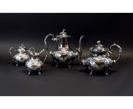 Four Piece E.P.B.M Tea Service