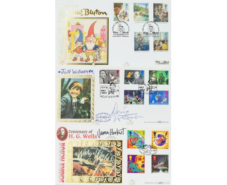 Album Containing A Collection Of First Day Covers To Include Centenary Of Enid Blyton, Centenary Of HG Wells, Bugs Bunny, 150