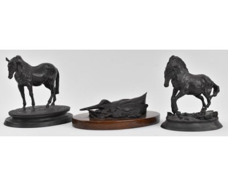Palaquin Fine Arts - Three 20th century limited edition bronze resin sculptures after original bronze figures. The lot to com