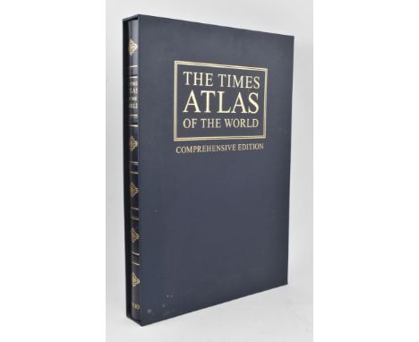 2003 The Times Comprehensive Atlas of the World. Printed Times Books. Eleventh edition. Bound in half morocco with gilt borde