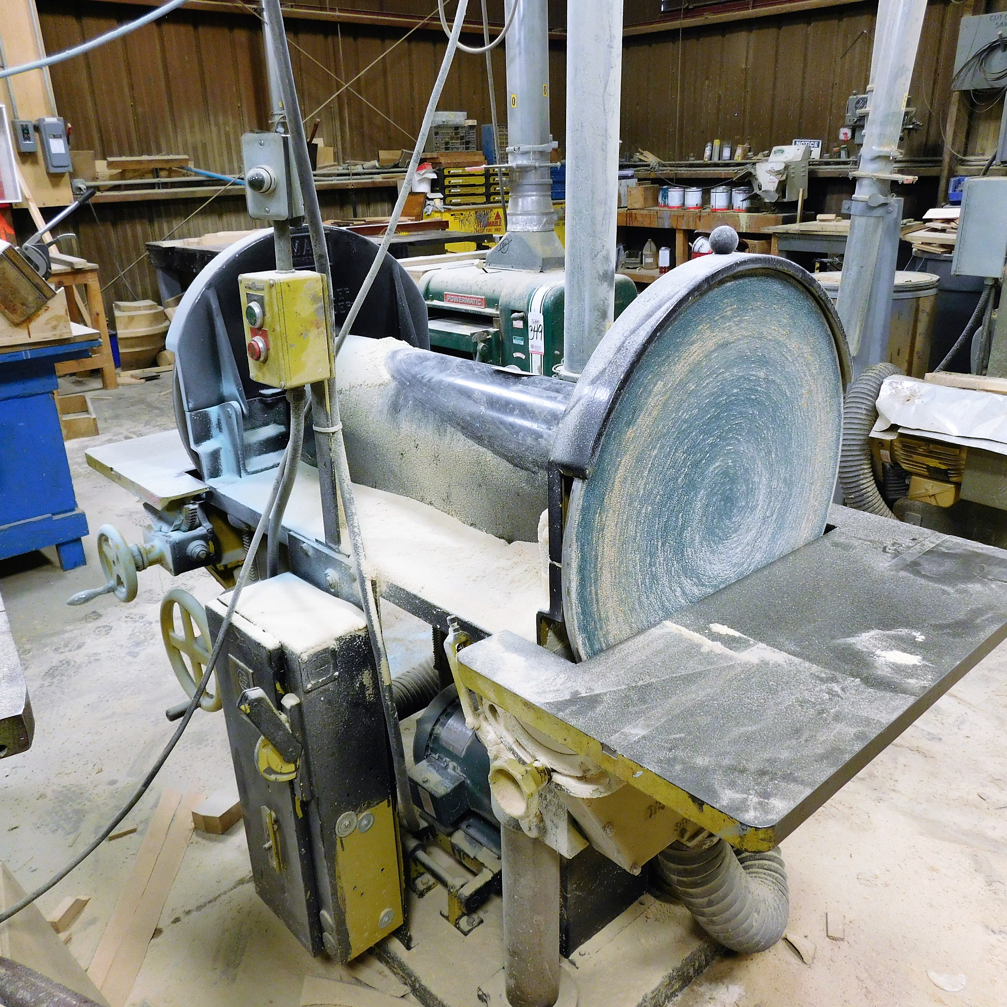 MAX UNIVERSAL DOUBLE END 24" DISC SANDER AND GRINDER