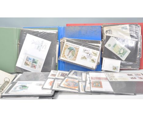 A collection of 20th Century Great British QEII first day cover stamps dating from the 1970's and 1980's including many comme