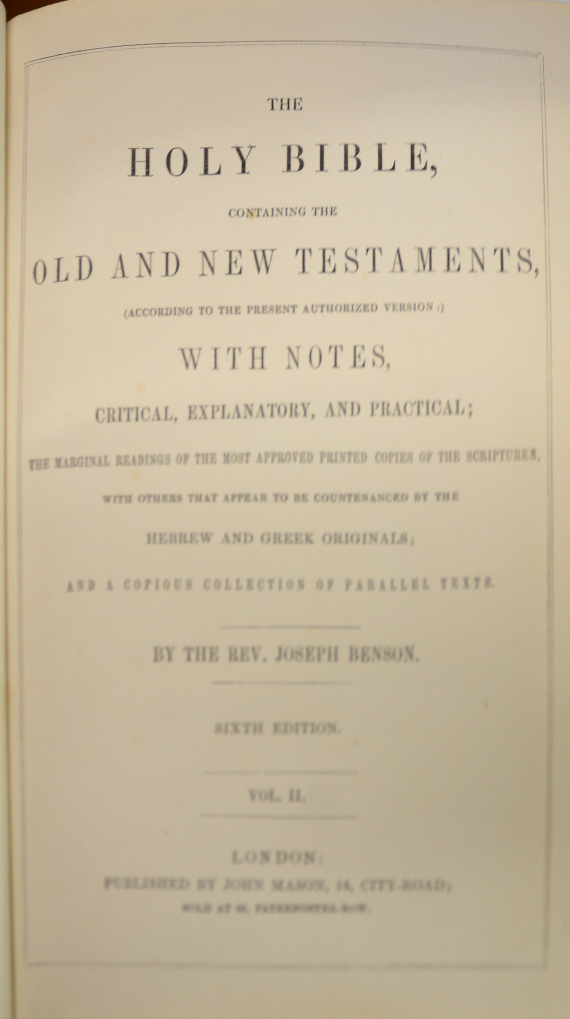 5-volumes-of-benson-s-commentary-the-holy-bible-containing-the-old