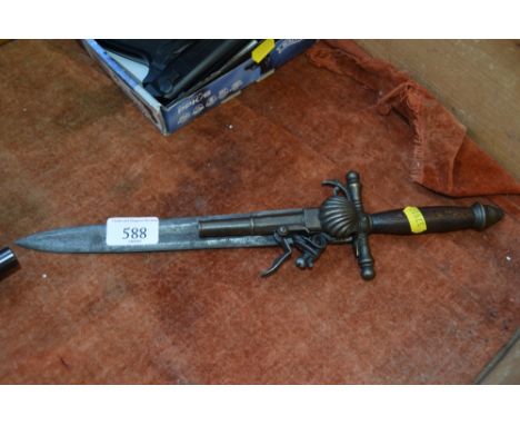 A novelty dagger gun
