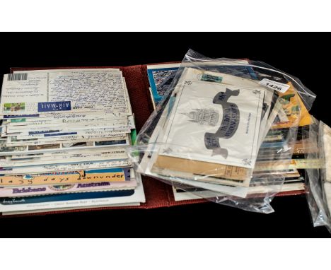 Collection of Postcards, travel and holiday interest, together with some first day covers.