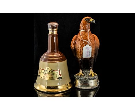 Bells Scotch Whisky - .Perth Scotland Unopened and Sealed ( Full ) and Golden Eagle Decanter, Ben eagles Stock Whisky ( Empty