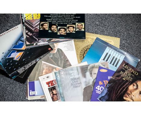 Album Interest - box of Vinyl Albums, approx. 50 in total, including Michael Jackson 'Man in the Mirror', Bob Dylan's Greates