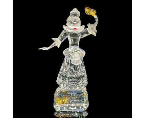 This elegant statuette was the second piece of the Masquerade trilogy. Columbine is made from brilliant clear, frosted crysta