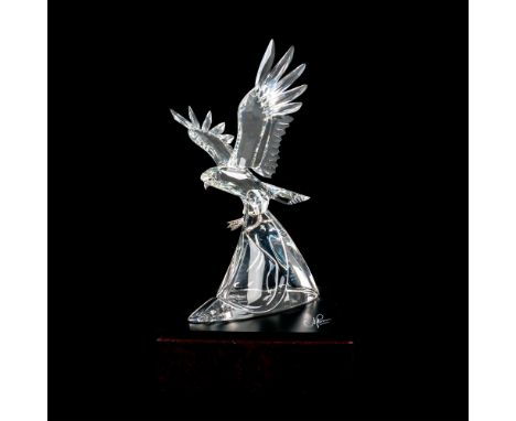 Winging to Glory crystal figural has silver beak and talons. Limited Edition 6441 of 10,000. Swarovski backstamp. This item h