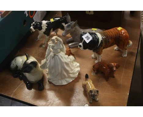 Quantity of Beswick (6), Nao (1), Royal Doulton (1)