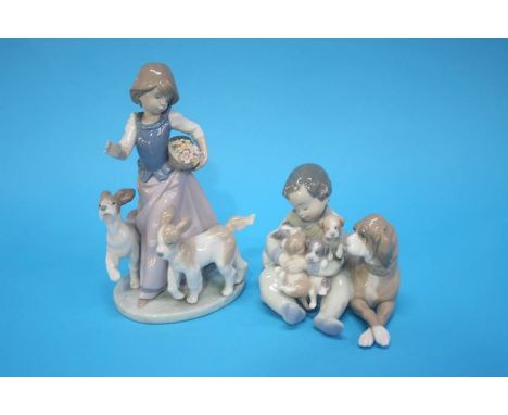 Two boxed Lladro figures