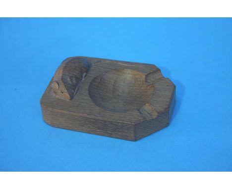 A Robert 'Mouseman' Thompson ash tray