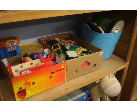 Shelf of toys 