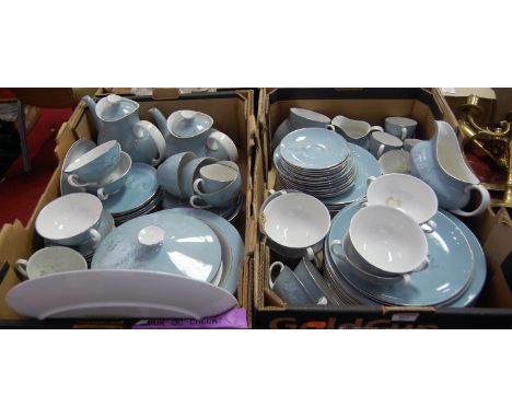 A Royal Doulton Forest Glade pattern extensive part dinner and tea service