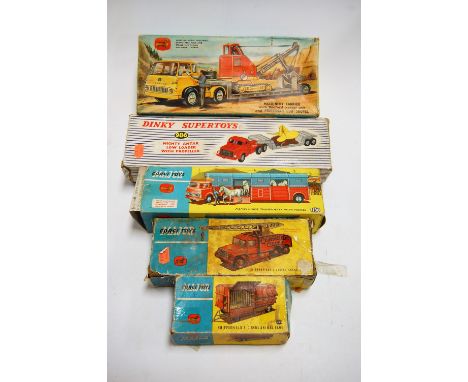 Five various boxed diecast toy vehicles, to include Corgi Toys Chipperfields circus animal cage No.1123, Chipperfields circus