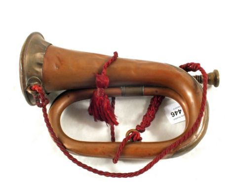 A WWI era Copper and Brass bugle